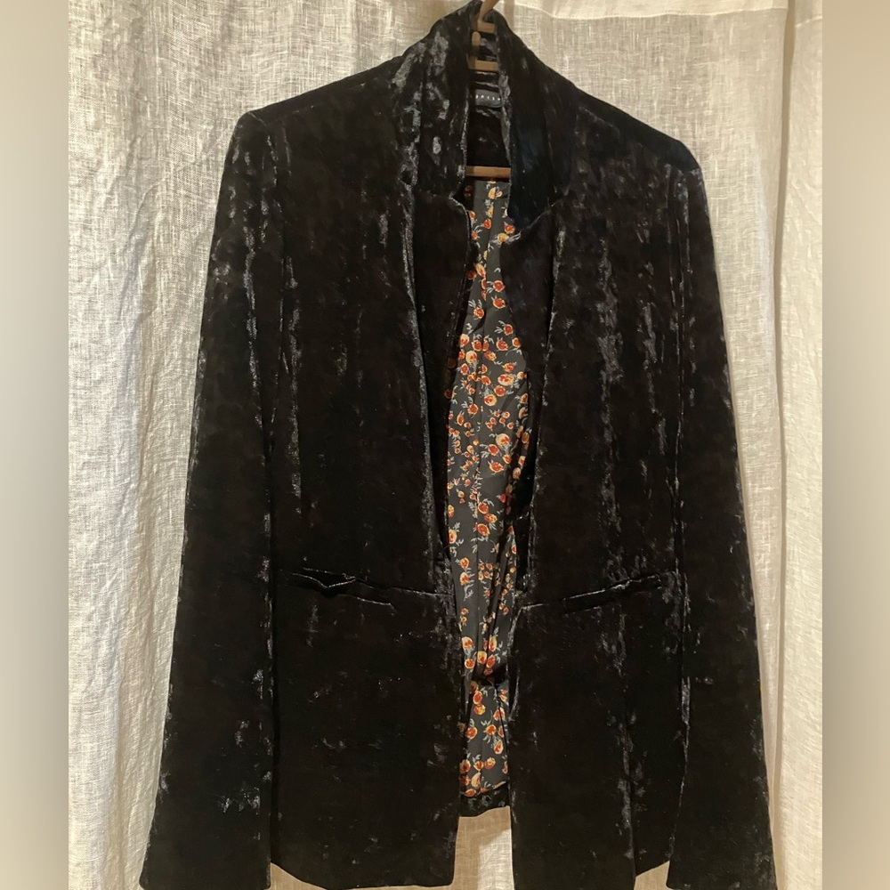 Sanctuary Crushed Velvet Blazer